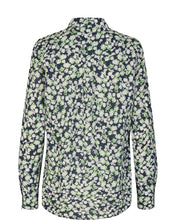 Load image into Gallery viewer, Kaia Bloom Linen Shirt-Salute Navy