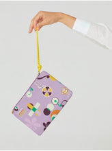 Load image into Gallery viewer, Printed Nylon Wristlet-Light Mauve